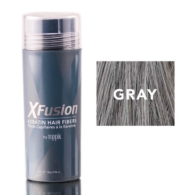 XFusion Gray Keratin Hair Fibers