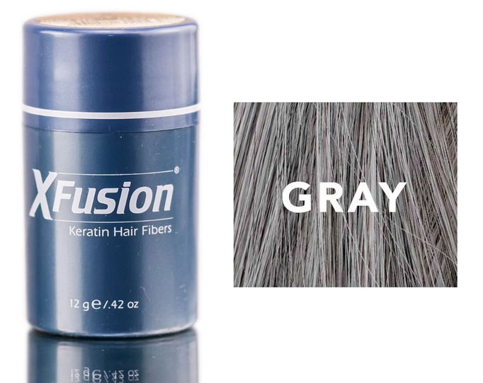 XFusion Gray Keratin Hair Fibers