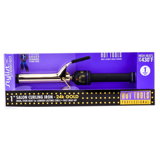 Hot Tools Salon Curling Iron 24k Gold