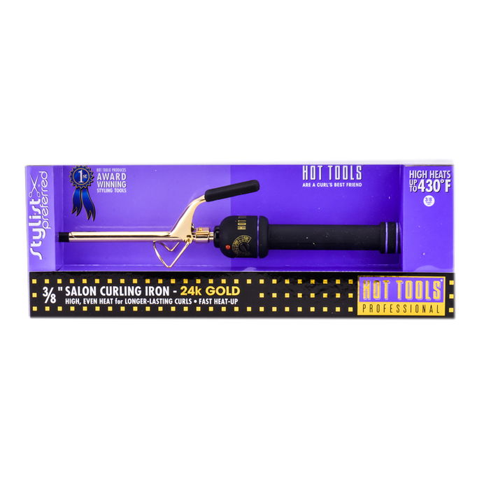 Hot Tools Salon Curling Iron 24k Gold
