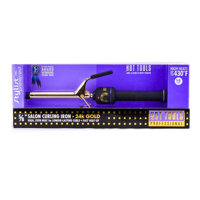 Hot Tools Salon Curling Iron 24k Gold