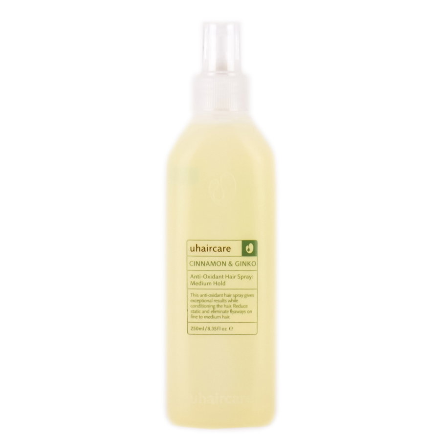 usp08-8-35-oz - Uspa Uhaircare Cinnamon & Ginko Anti-Oxidant Hairspray-image1