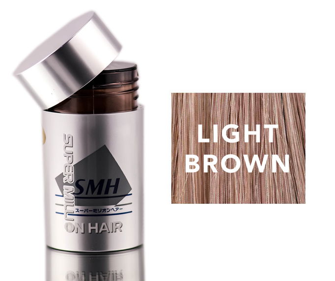 Super Million Hair Light Brown Enhancement Fibers