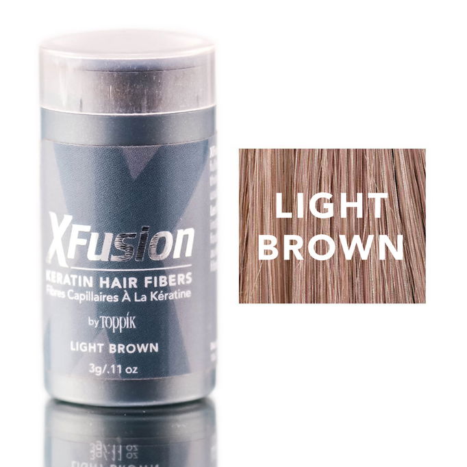 XFusion Light Brown Keratin Hair Fibers XFusion Light Brown Keratin Hair Fibers