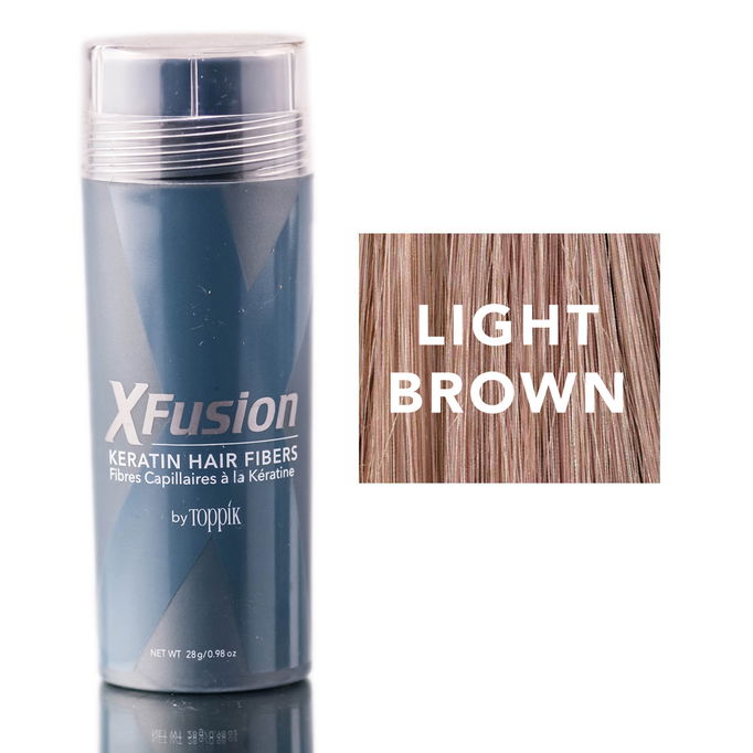 XFusion Light Brown Keratin Hair Fibers XFusion Light Brown Keratin Hair Fibers