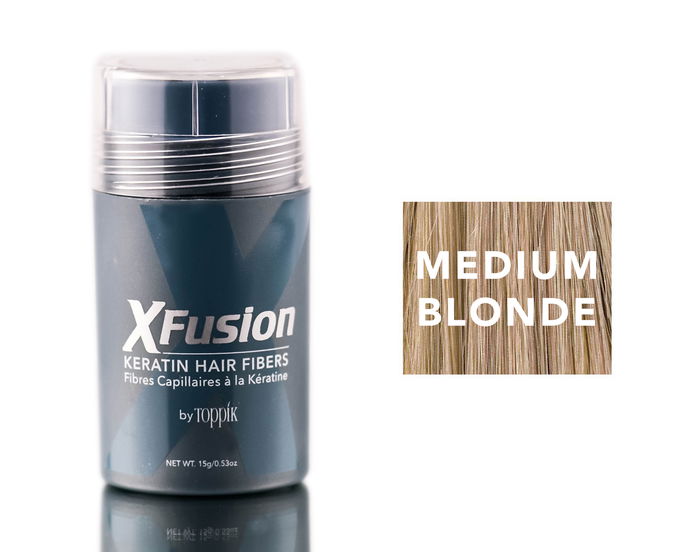 XFusion Medium Blonde Keratin Hair Fibers