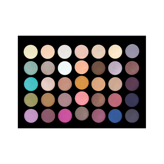 Crown Brush 35 Color Back to Basics Eyeshadow Palette