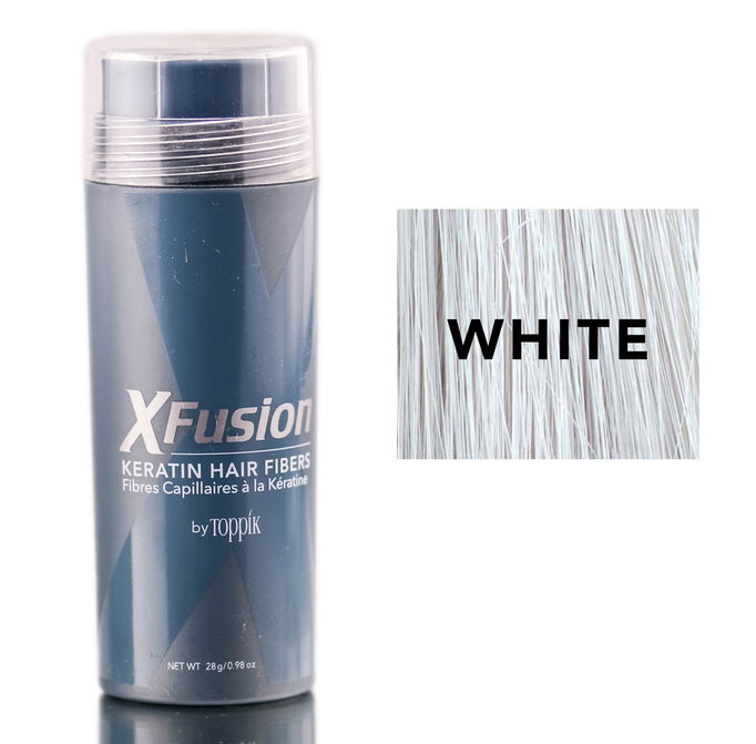 XFusion White Keratin Hair Fibers