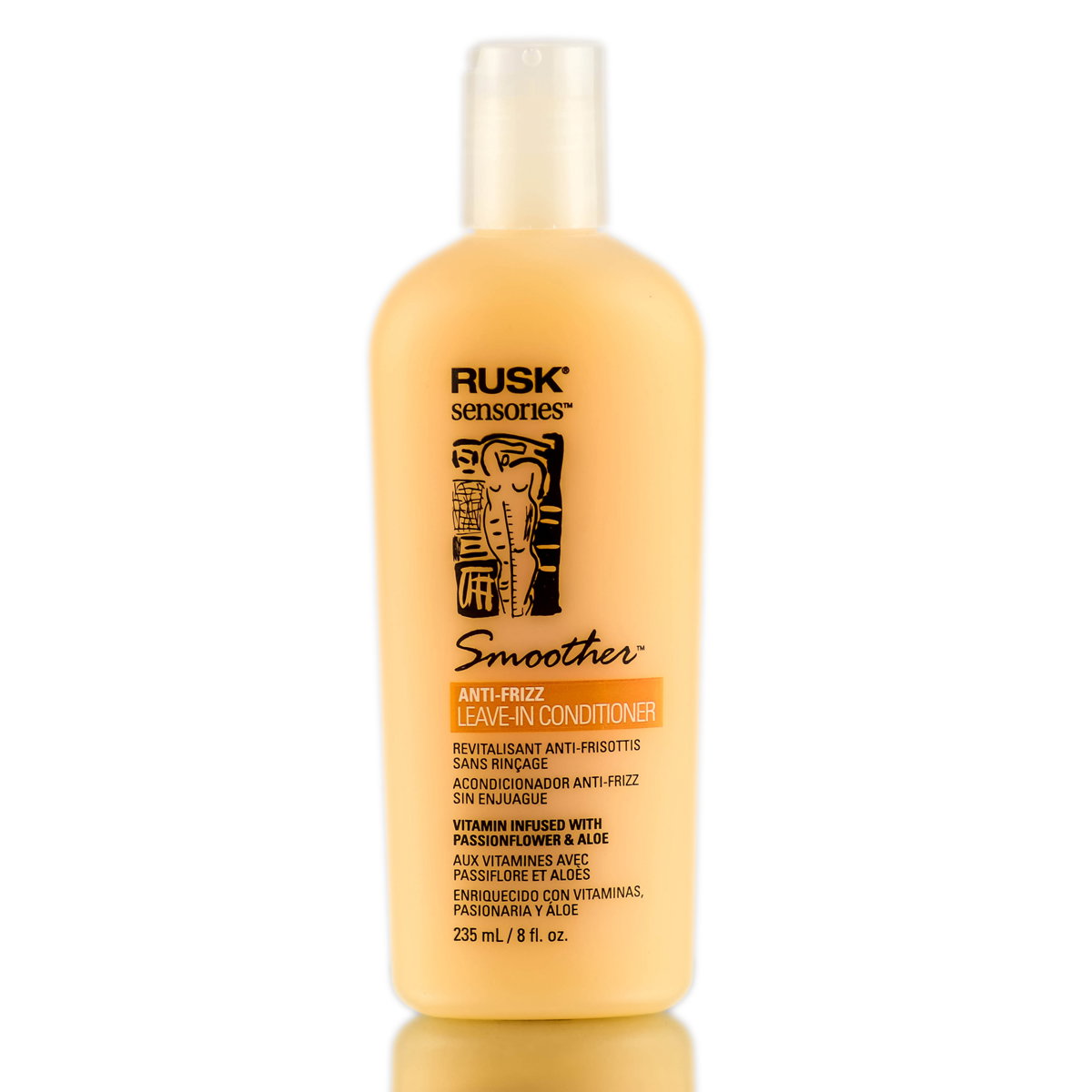rsk32-8-oz - Rusk Sensories Smoother Anti-Frizz Leave-in Conditioner-image2
