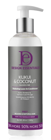 dss48-12-oz - Design Essentials Kukui & Coconut Hydrating Leave-In Conditioner-image1