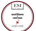 Ely Maya Make-up Brush Shampoo & Conditioner - Candy Cane