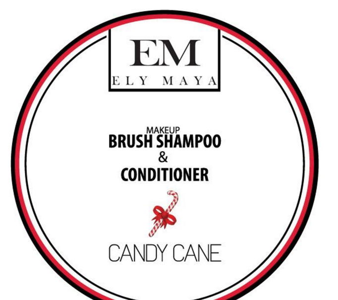 Ely Maya Make-up Brush Shampoo & Conditioner - Candy Cane