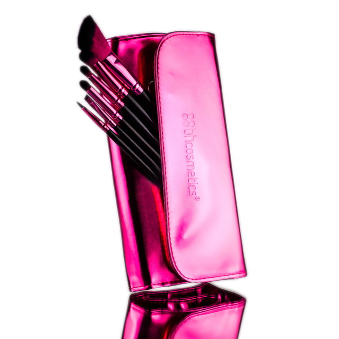 BH Cosmetics Metallic Pink 14 Piece Brush Set