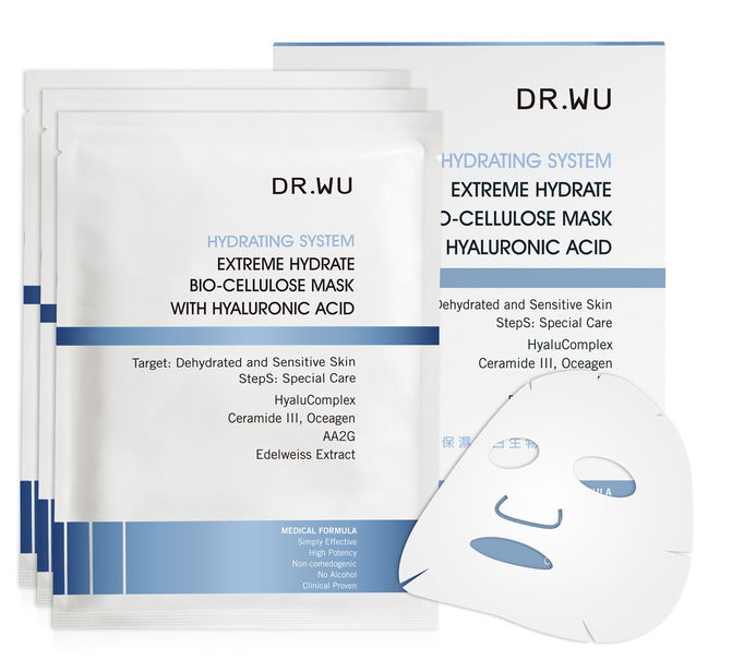 Dr.Wu Hydrating System Extreme Hydrate Bio-Cellulose Mask Hyaluronic Acid