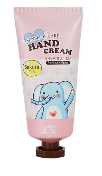 asa01-sakura - Asamo Sense of Care Shea Butter Hand Cream-image1