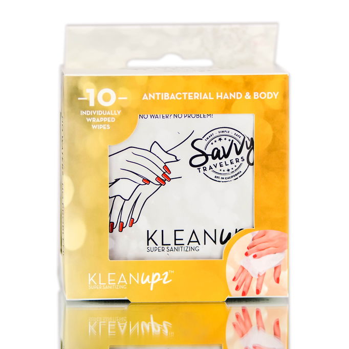 Savvy Travelers KleanUps 2-in-1 Antibacterials Savvy Travelers KleanUps 2-in-1 Antibacterials