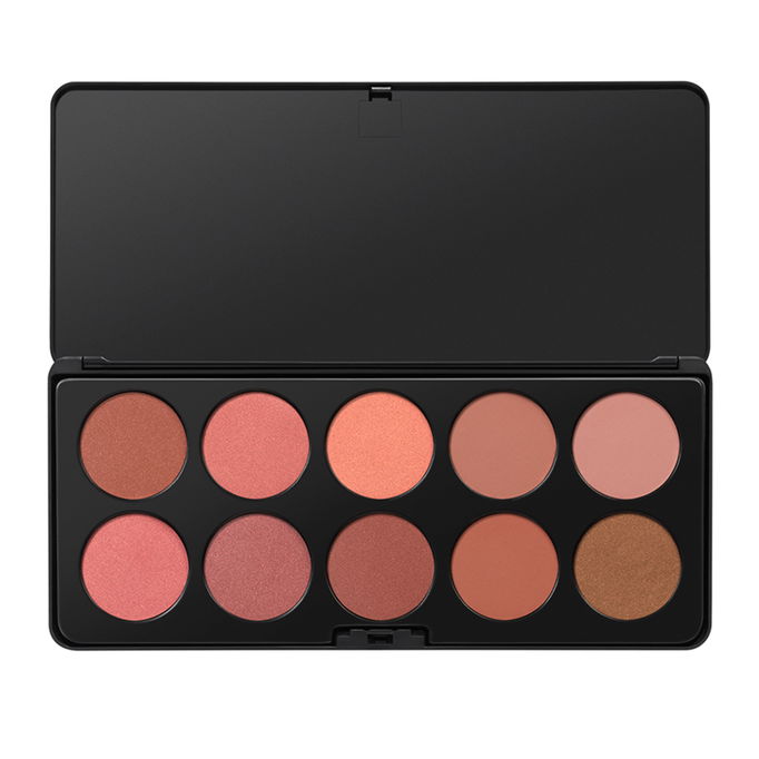 BH Cosmetics Nude Blush 10 Color Blush Palette