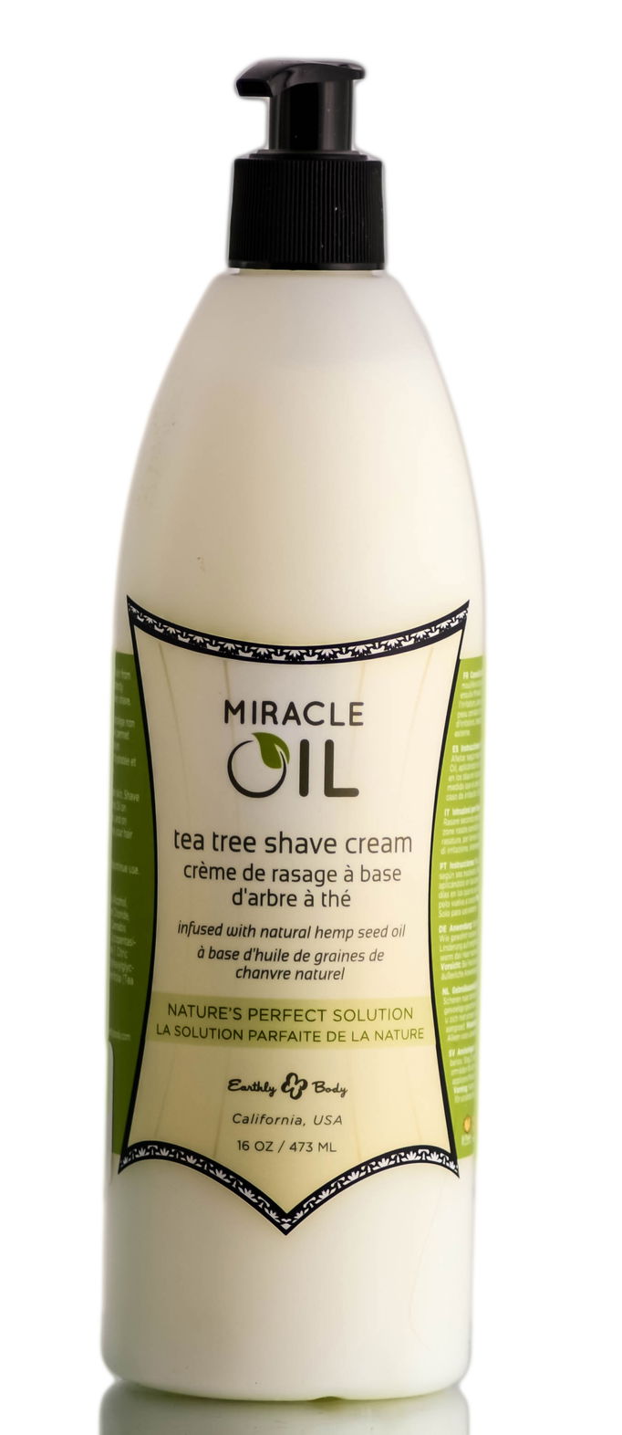 Earthly Body Miracle Oil Tea Tree Shave Cream