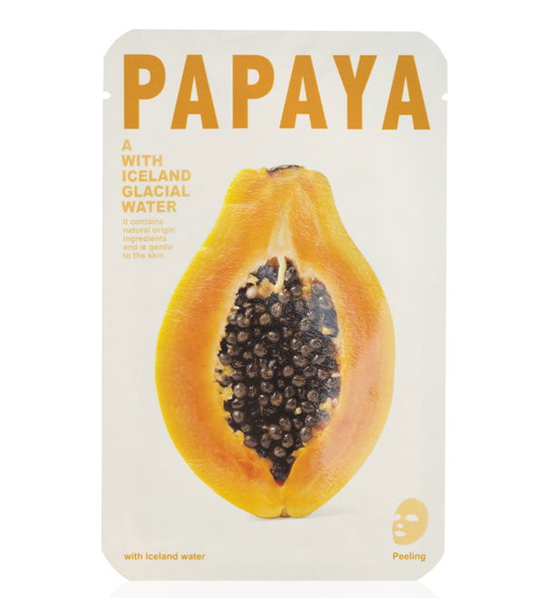 Mishe Papaya Iceland Glacial Water Sheet Mask