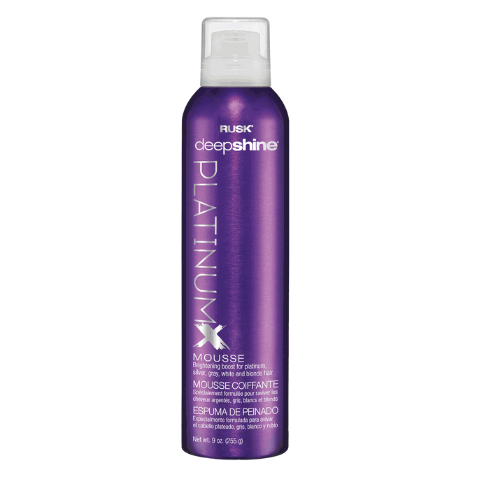 Rusk Deepshine PlatinumX Mousse