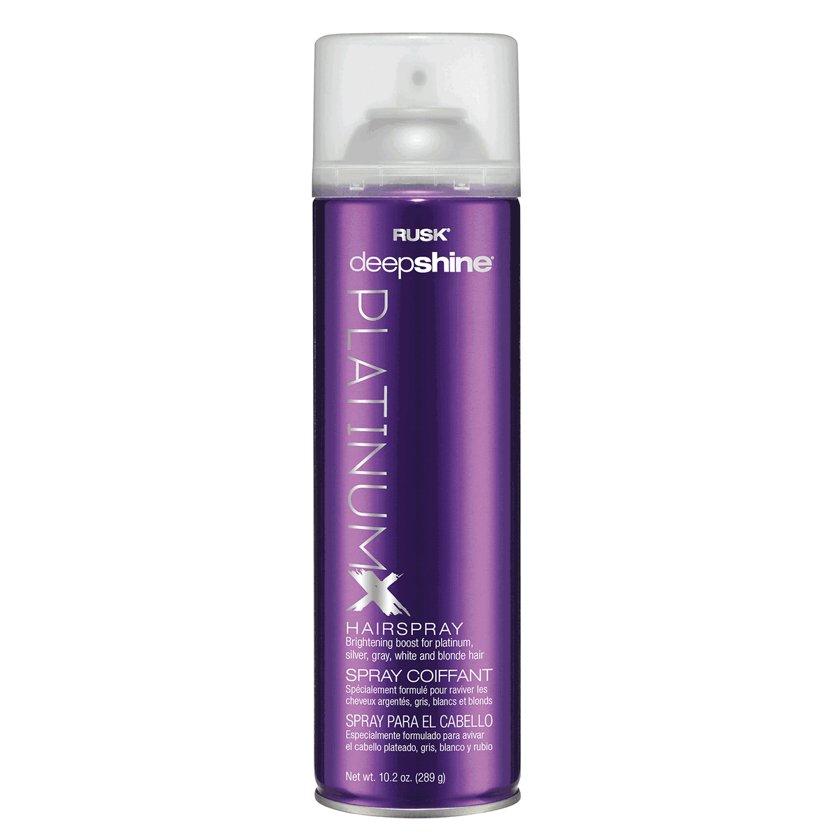 rsk52-10-2-oz - Rusk Deepshine PlatinumX Hairspray-image1