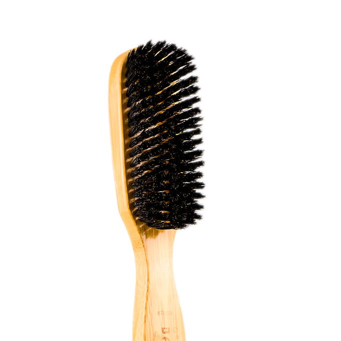 Bass Brushes Semi Oval Boar Brush