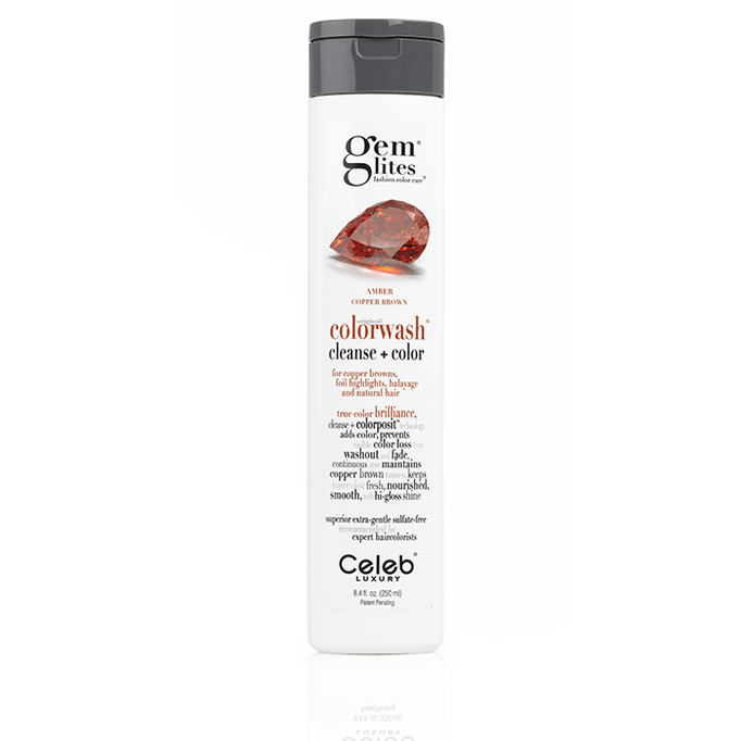 Celeb Luxury Gem Lites Amber Copper Brown Colorwash