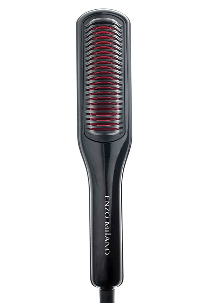 enz01-black - Enzo Milano SX Enzocool Scalp Professional Hot Brush-image1