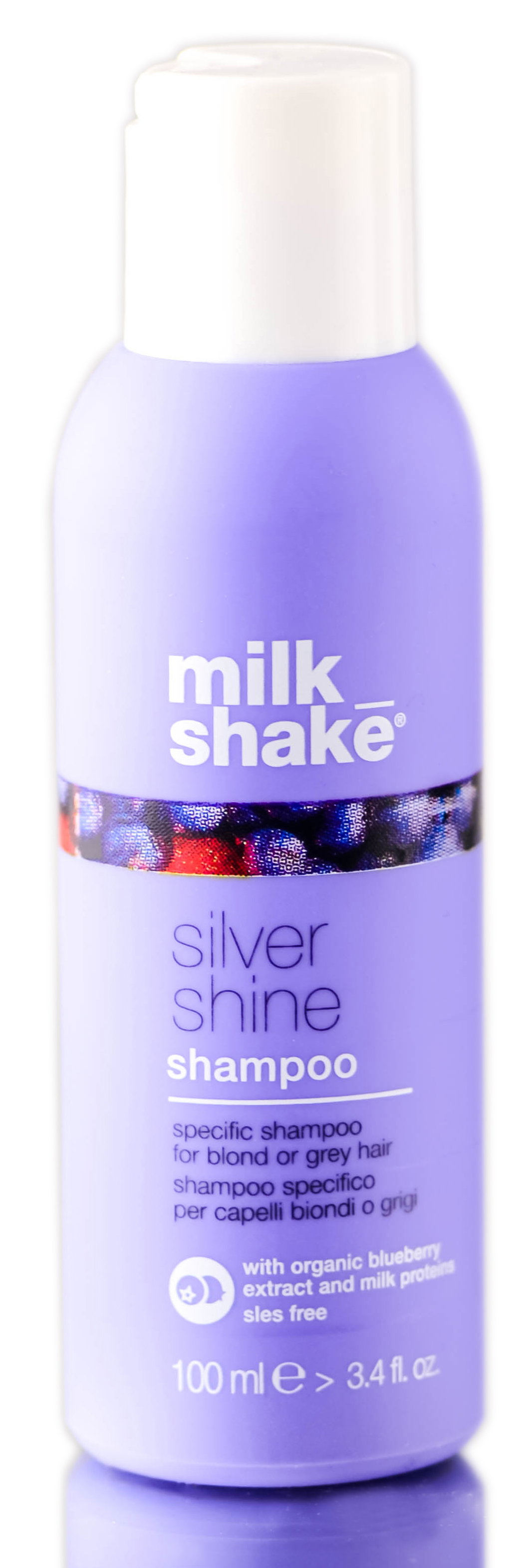 msk56-3-4-oz - Milkshake Silver Shine Shampoo-image1