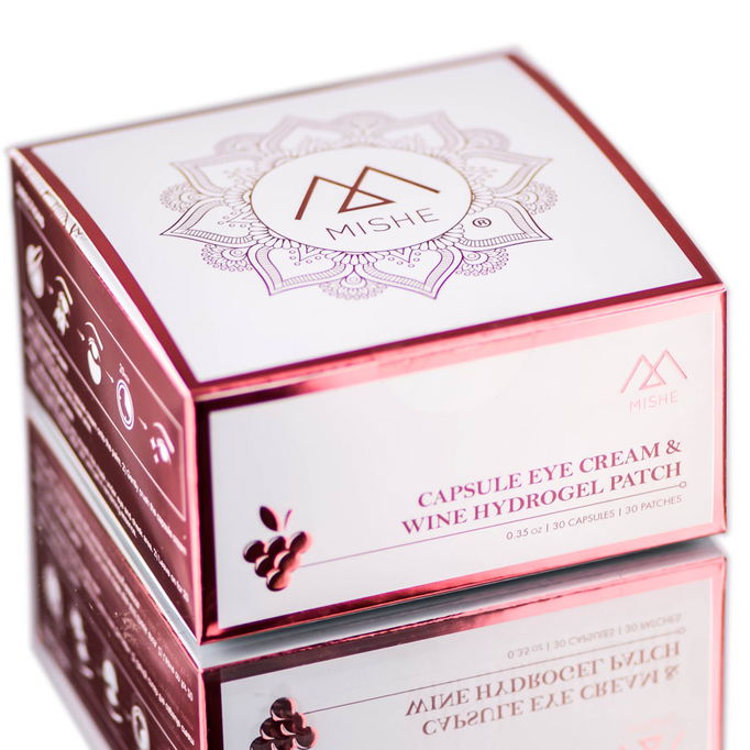 Mishe Capsule Eye Cream & Wine Hydrogel Patch