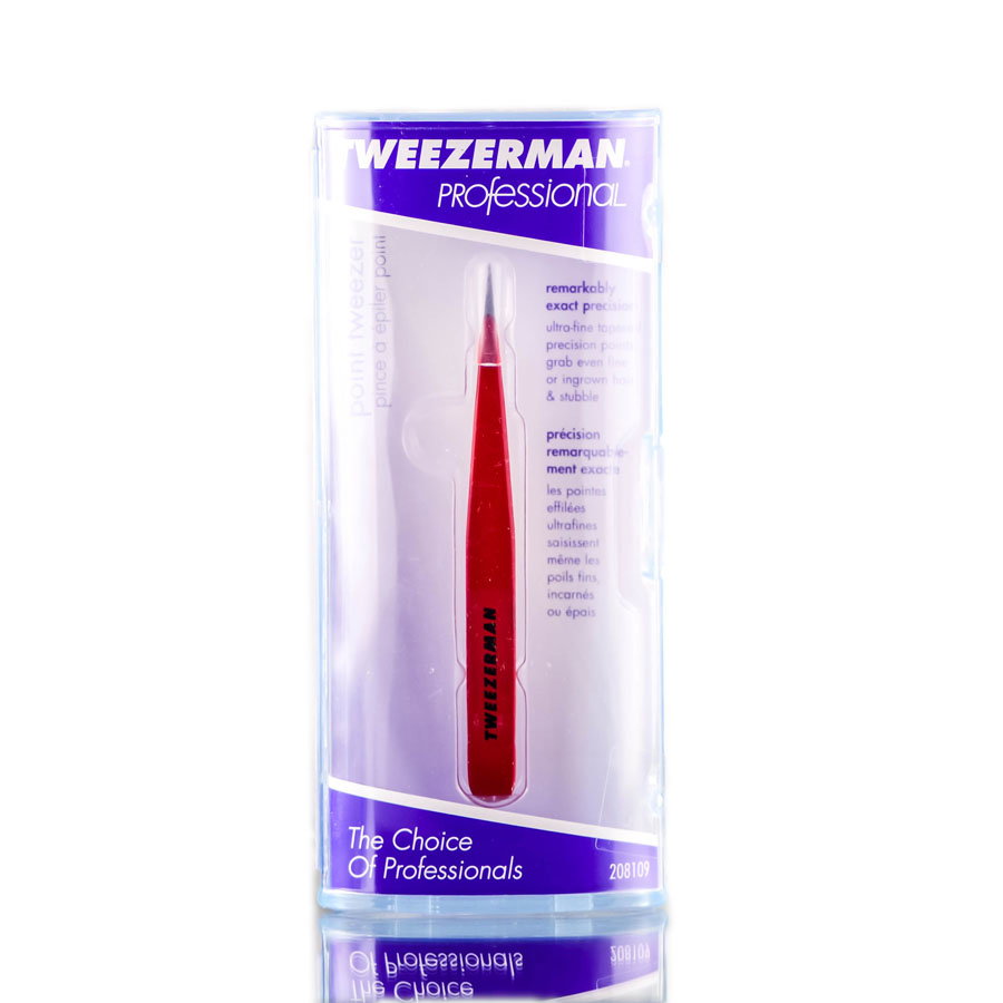 twe44-signature-red - Tweezerman Professional Point Tweezer - #1241-CP-image1