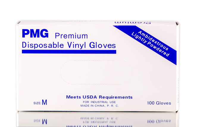 PMG Premium Disposable Vinyl Gloves