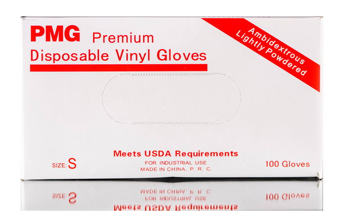 PMG Premium Disposable Vinyl Gloves