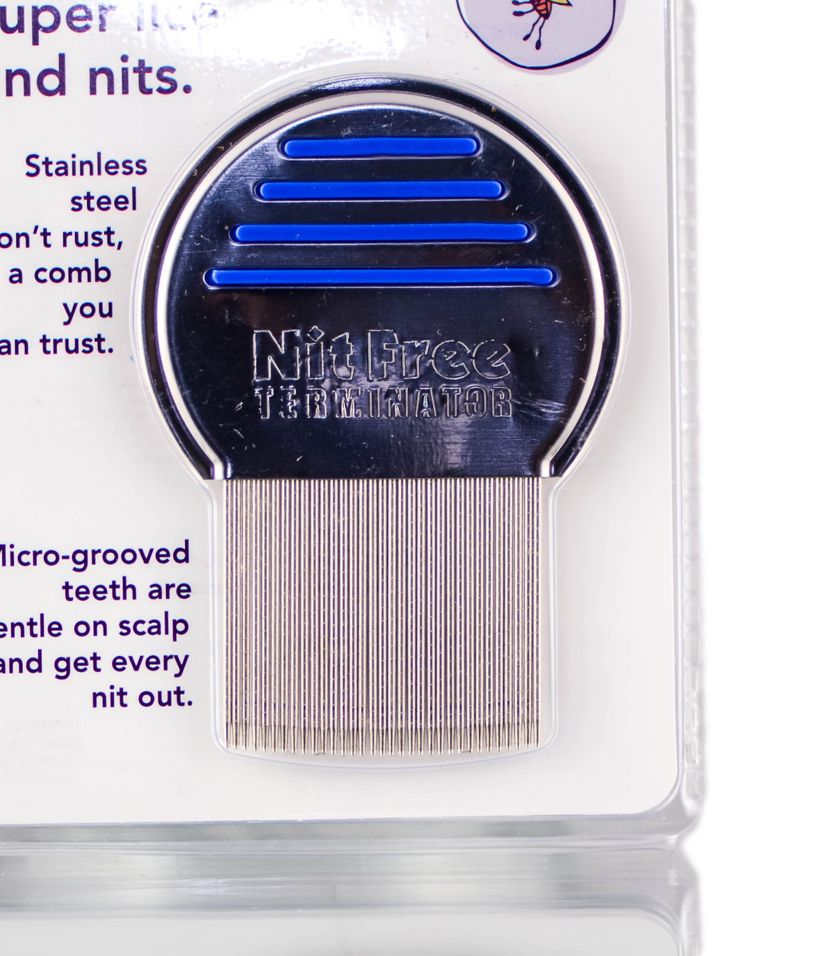 fai06-blue - Fairy Tales Terminator Nit-Free Comb-image1