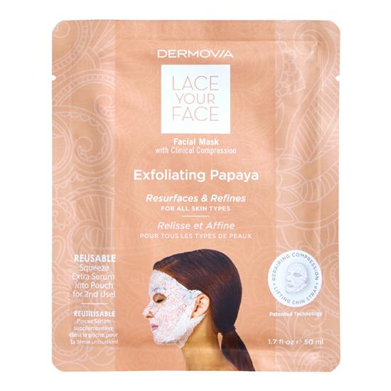 derm06-1-pc - Dermovia Lace Your Face Facial Mask Exfoliating Papaya-image1