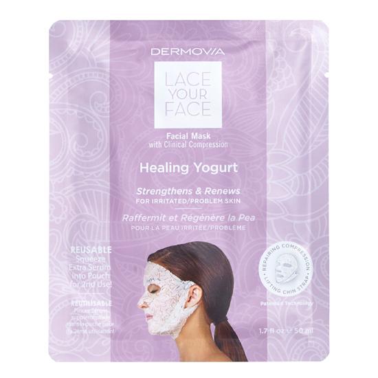 derm08-1-pc - Dermovia Lace Your Face Facial Mask Healing Yogurt-image1 derm08-1-pc - Dermovia Lace Your Face Facial Mask Healing Yogurt-image1