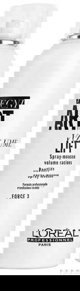 L'Oreal Pro Tecni Art VOLUME LIFT Root Lift Spray Mousse, Force 3