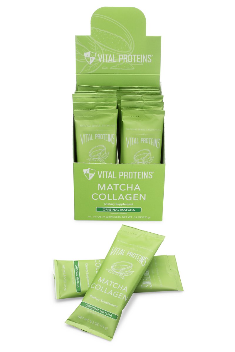 vip02-14-pack - Vital Proteins Matcha Collagen - Original Matcha-image1