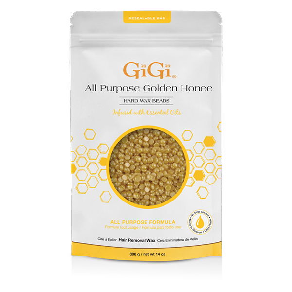 Gigi All Purpose Golden Honee Hard Wax Beads