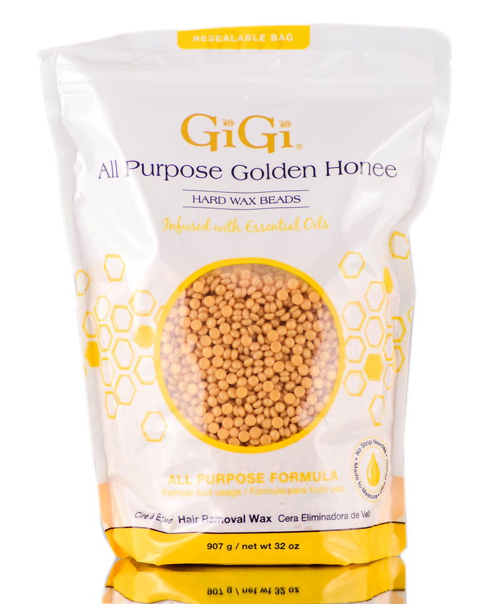 Gigi All Purpose Golden Honee Hard Wax Beads