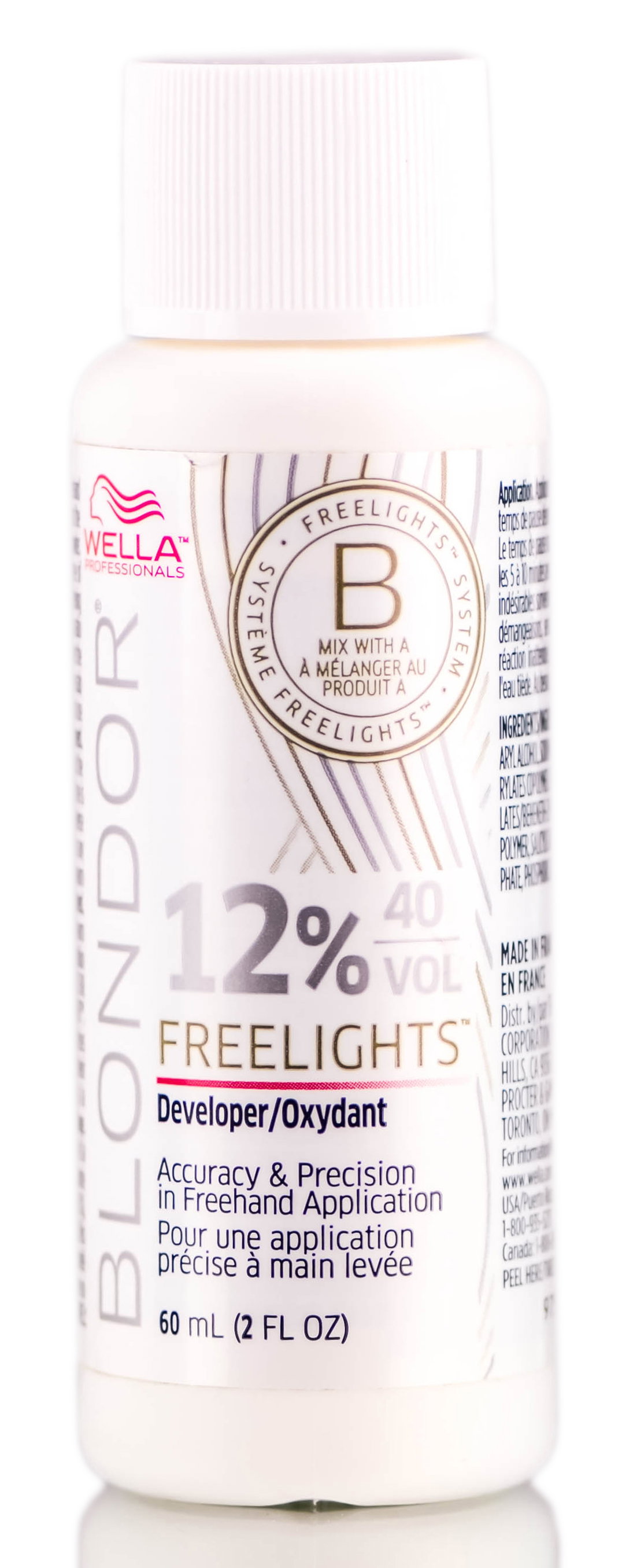 wel118-2-oz - Wella Professionals Blondor Freelights Developer - 40 Vol & 12%-image1