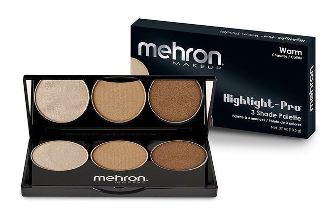 Mehron Highlight-Pro 3 Shade Palette
