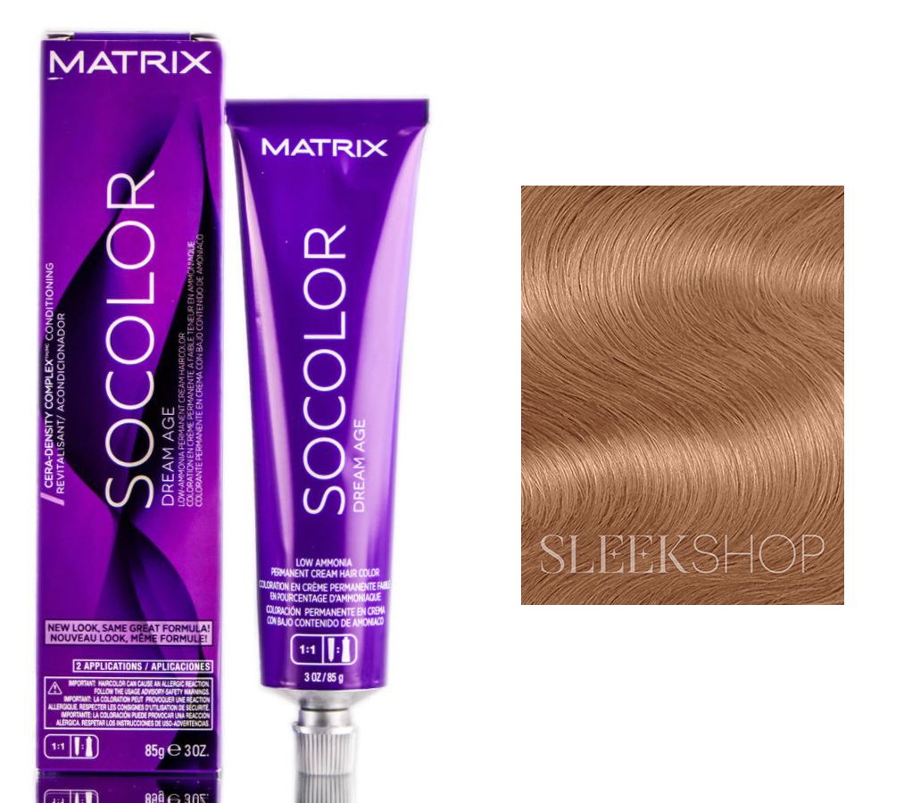 508M Medium Blonde Mocha, Matrix SoColor Dream Age Perm Cream
