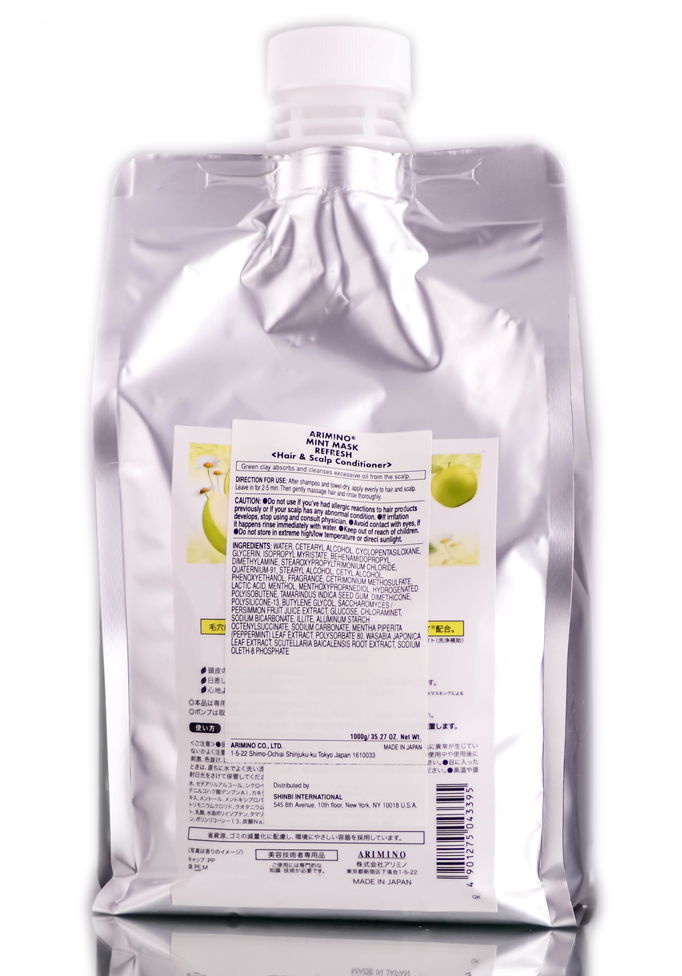 Arimino Mint Refresh Apple Tea & Mint Mask