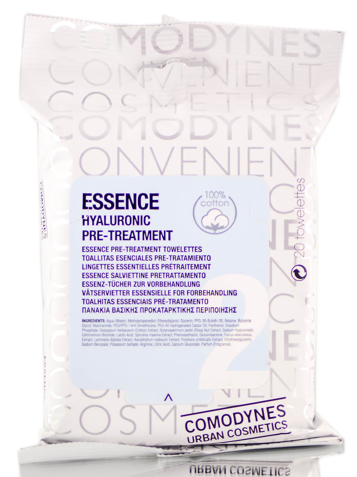 mod12-20-pc - Comodynes Essence Hyaluronic Pre-Treatment Towelettes-image1 mod12-20-pc - Comodynes Essence Hyaluronic Pre-Treatment Towelettes-image1