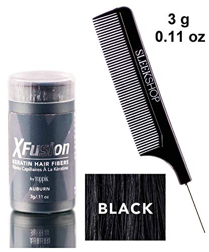 Xfusion KERATIN HAIR FIBERS (w/ comb) Fills Thin Areas, Conceal Hair Loss, Thick Xfusion KERATIN HAIR FIBERS (w/ comb) Fills Thin Areas, Conceal Hair Loss, Thick