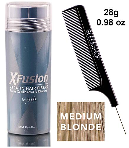 Xfusion KERATIN HAIR FIBERS (w/ comb) Fills Thin Areas, Conceal Hair Loss, Thick Xfusion KERATIN HAIR FIBERS (w/ comb) Fills Thin Areas, Conceal Hair Loss, Thick