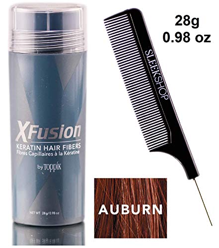 Xfusion KERATIN HAIR FIBERS (w/ comb) Fills Thin Areas, Conceal Hair Loss, Thick Xfusion KERATIN HAIR FIBERS (w/ comb) Fills Thin Areas, Conceal Hair Loss, Thick