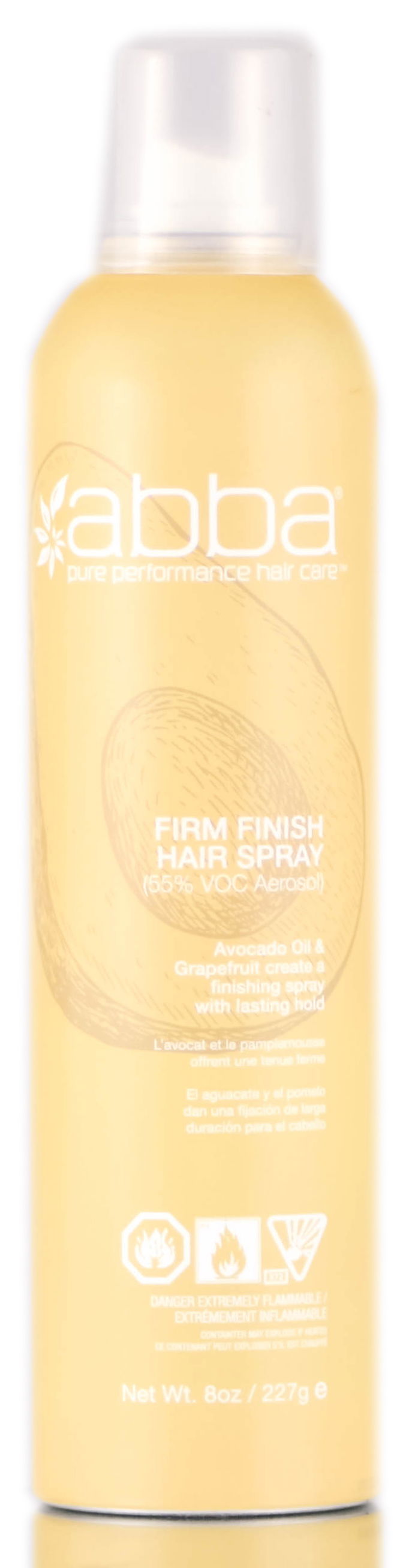 Abba Firm Finish Hair Spray (55% VOC)