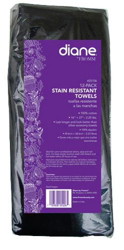 dia94-black - Diane 12 Pack Stain Resistant Towels-image1 dia94-black - Diane 12 Pack Stain Resistant Towels-image1